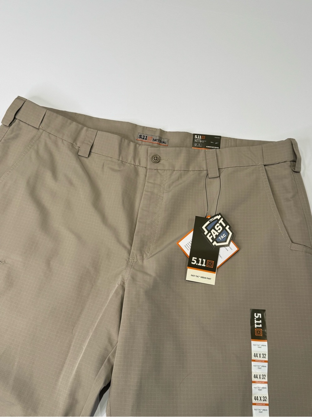 NEW 5.11 Tactical Fast-Tac Urban Pant Men's 44x32 Khaki Utility Ripstop